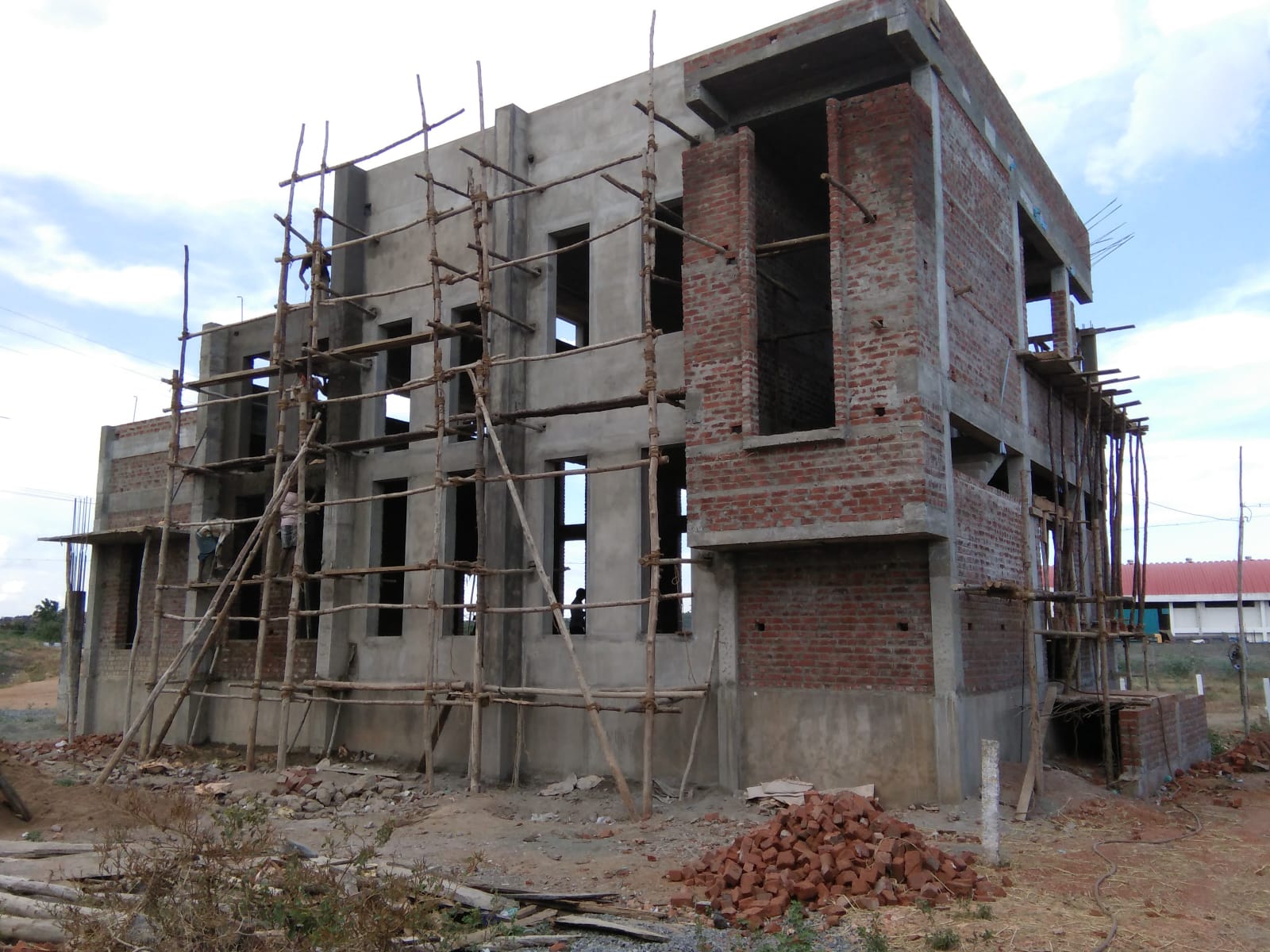 The Church during Construction
